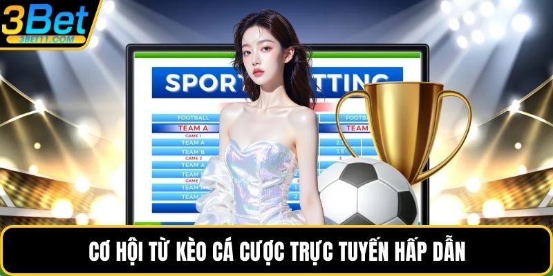 Cơ hội từ kèo cá cược trực tuyến hấp dẫn