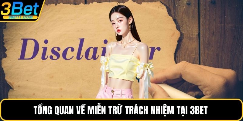 Tổng quan về miễn trừ trách nhiệm tại 3BET 